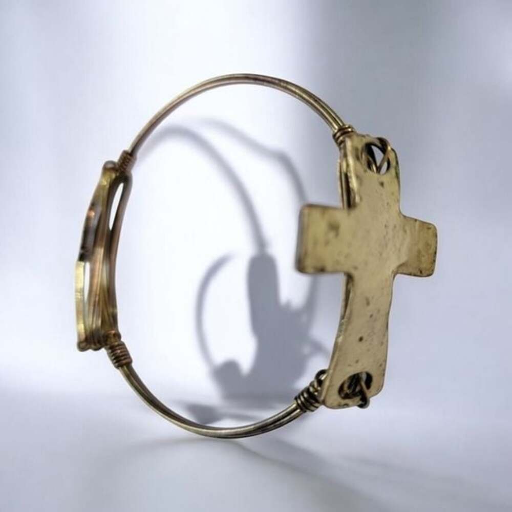 Copper Cross Faith Bracelet